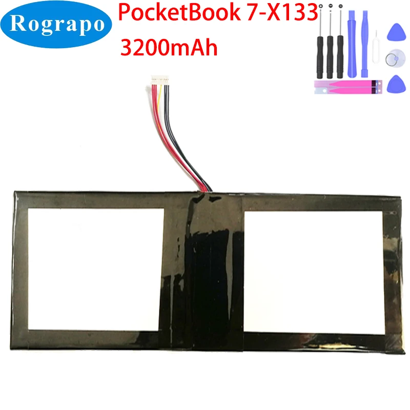 New 7.6V 3200mAh Tablet PC Battery For PocketBook 7-X133 X13-7 Rechargeable Accumulator 10 PIN 7 Wires Plug