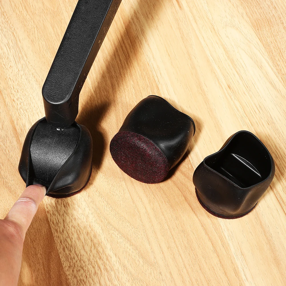 

5 Pcs Caster Cups TPE Material Floor Protectors Wheel Stoppers Furniture Hardwood Office Chair Slider Easy Installation