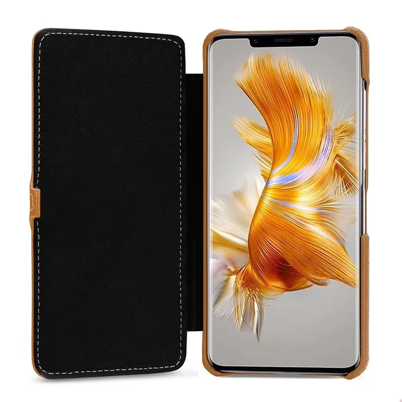 Fashion Case for Huawei Mate 60 Genuine Leather Phone Carcasa for Huawei Mate 60pro Funda Skin Mate 50 Cover Mate50pro Coque