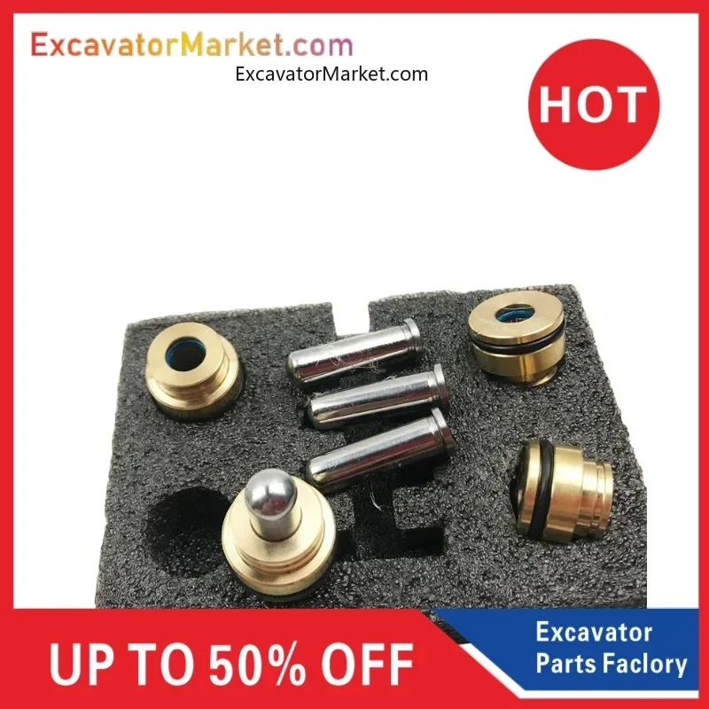 For Hitachi Excavator EX60 120 200 210 300 450-2-3-5 New Pilot Joystick Handle Bullet Oil Seal High Quality Accessories