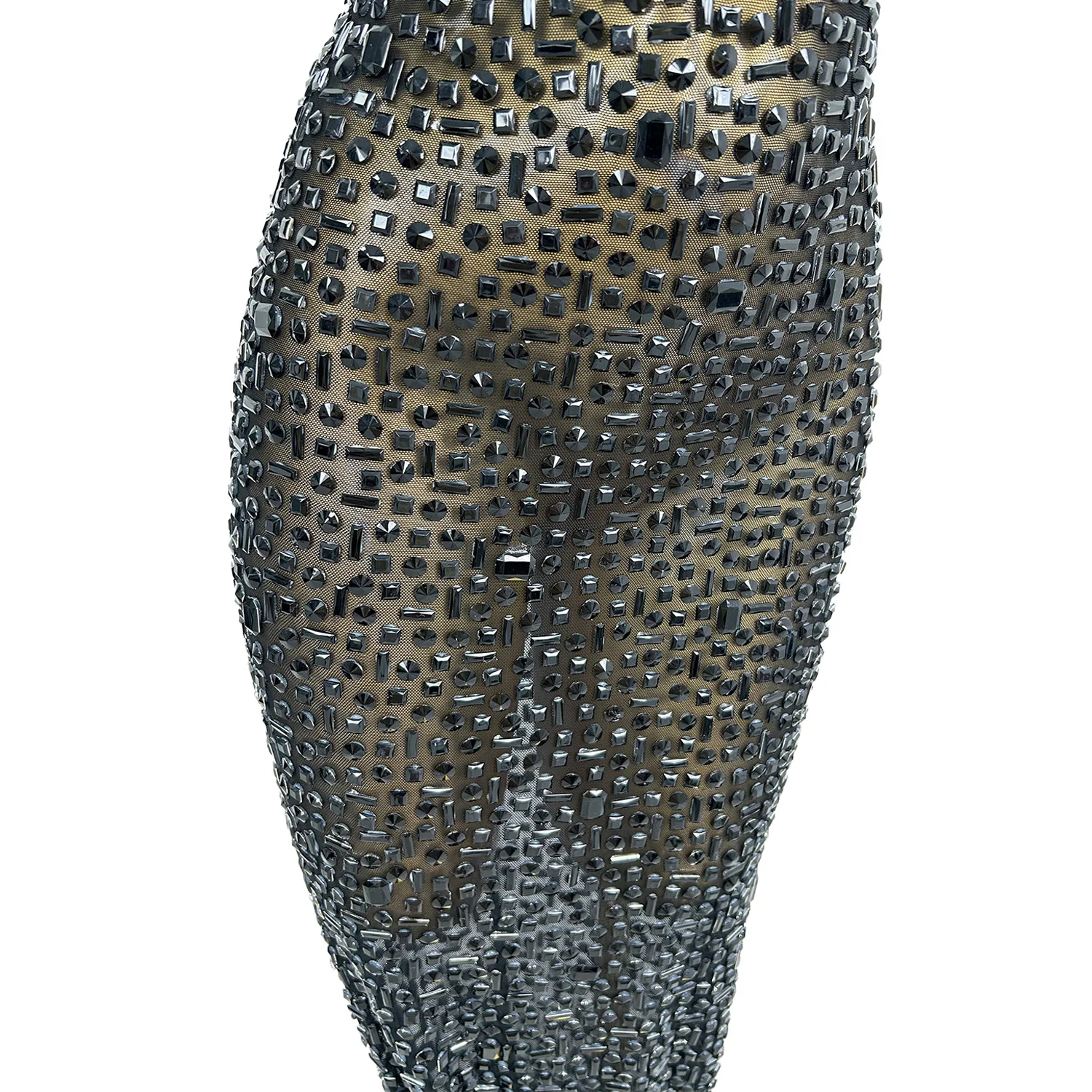 Abito da ballo sexy in rete per compleanno, ballo di fine anno, cocktail, strass, abito da donna lungo da cena, lunghezza del pavimento, abito da sera per banchetti