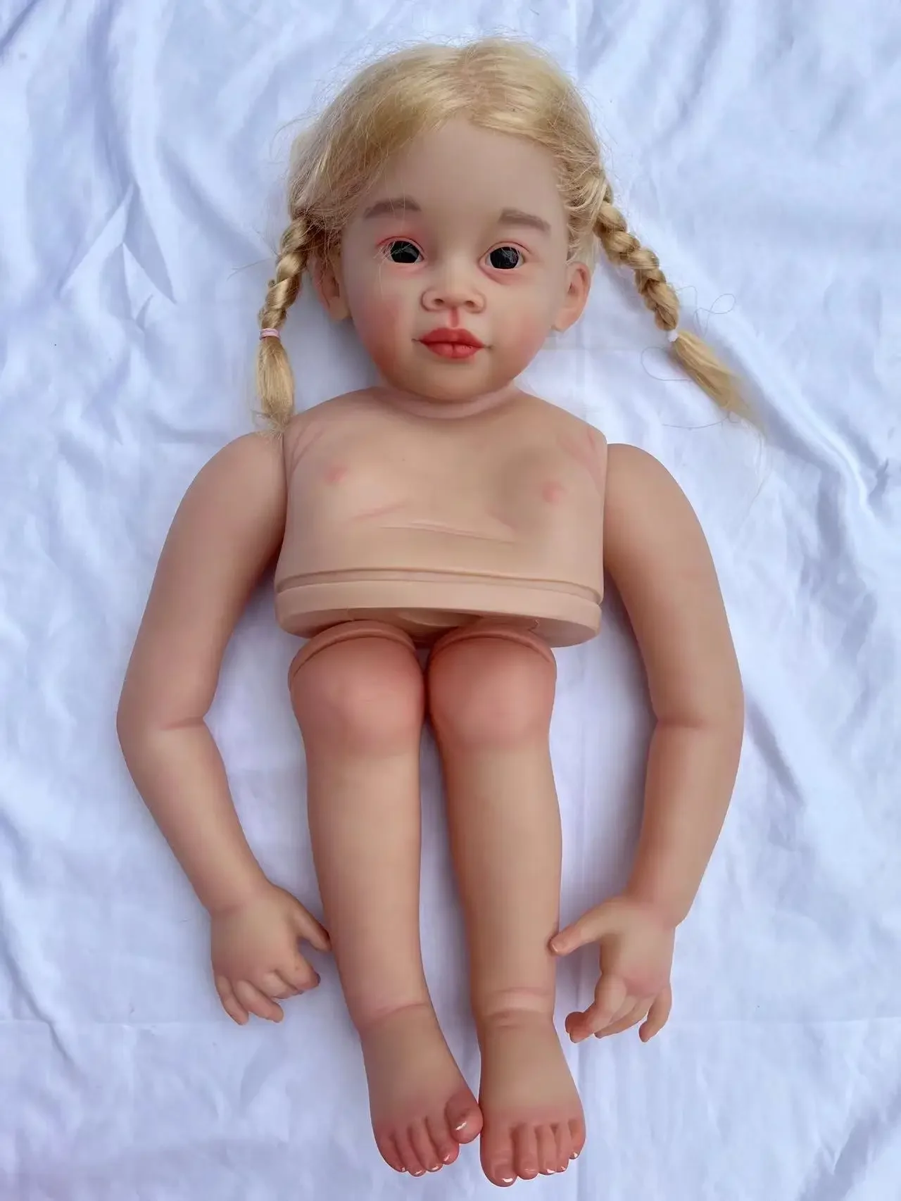 

SINO-BB Customized Limited Supply32inch Reborn Baby Meili With Hand-Rooted Hair Painted Kit DIY Part Christmas Gift