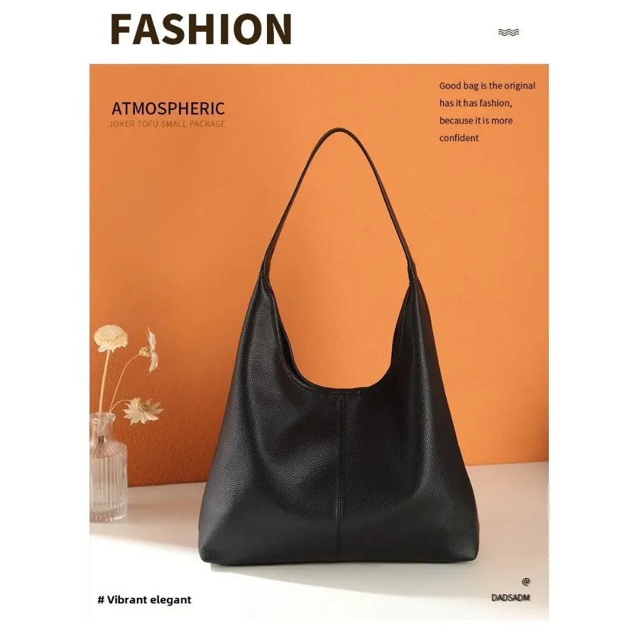 Cross-border foreign trade retro large-capacity Tote bag female 2025 new tide Korean shoulder bag versatile foreign-style armpi