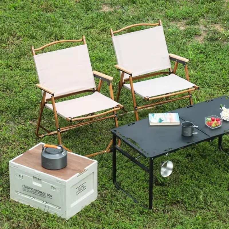 

Leisure Outdoor Folding Chair Lightweight Stable Thickened Durable Chairs Portable Comfortable Wear-resistant Camping Equipment