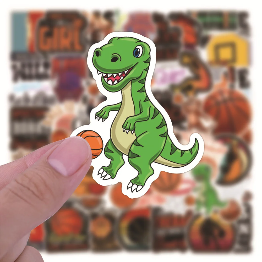 10/30/50PCS Basketball Graffiti Waterproof Sticker Cartoon Creative Trend Decorative Decal Skateboard Water Cup Helmet Wholesale