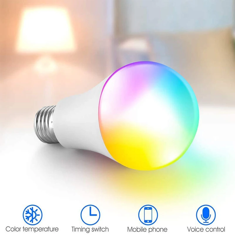 Smart Bulb Light Voice Control Bulb Smart Life Bulb Support WiFi Smart Graffiti Bulb