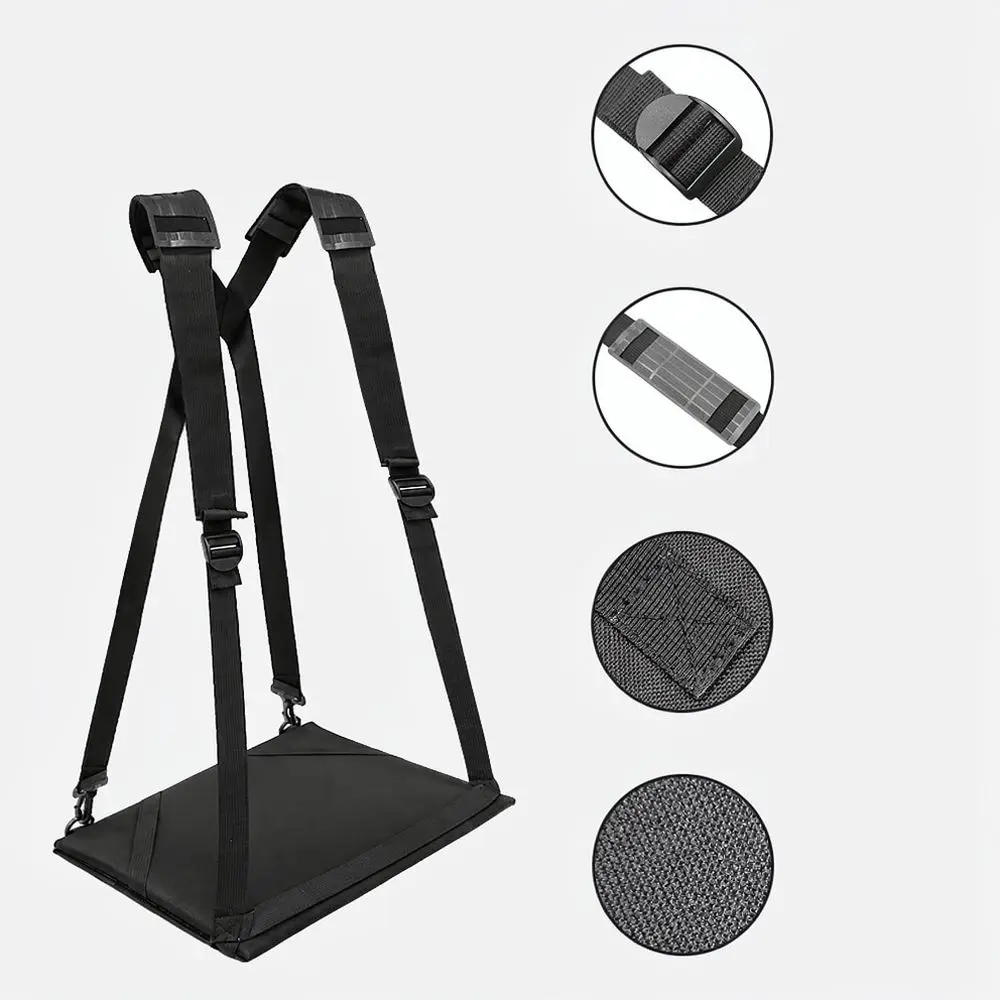 Foldable Laptop Workstation Stand Carrying Strap Sleeve For 14 Inch Notebook Computer Portable Office Travel Accessory