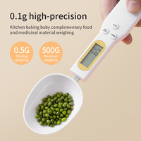 Electronic Kitchen Scale 500g 0.1g LCD Digital Measuring Food Flour Digital Spoon Scale Mini Kitchen Tool for Milk Coffee Scale