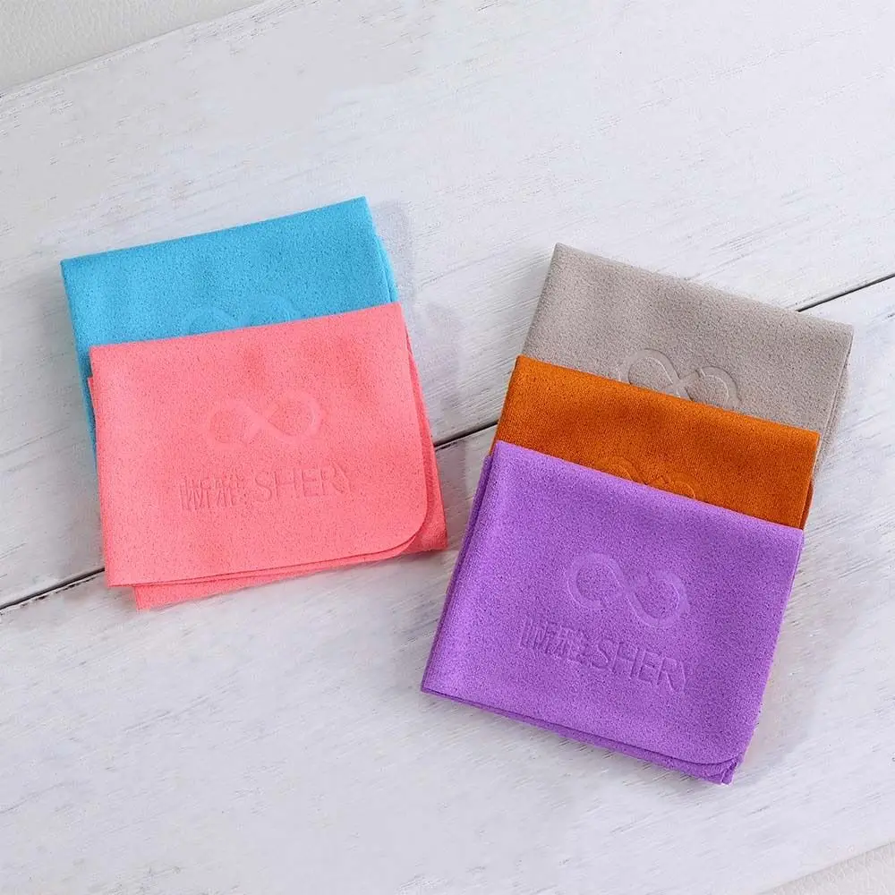 

5pcs/lot Soft Suede Glasses Cloth Solid Color Glasses Clean Glasses Cleaner Cleaning Wipes Microfiber Camera