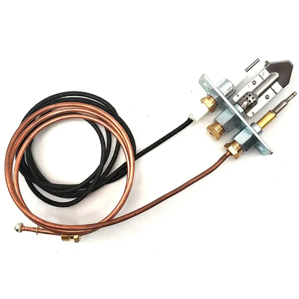 Natural Commercial Cooking Stove Heater Pilot Burner Assembly Parts Luxury Model with Thermocouple Sparker 900mm Gas Replacement