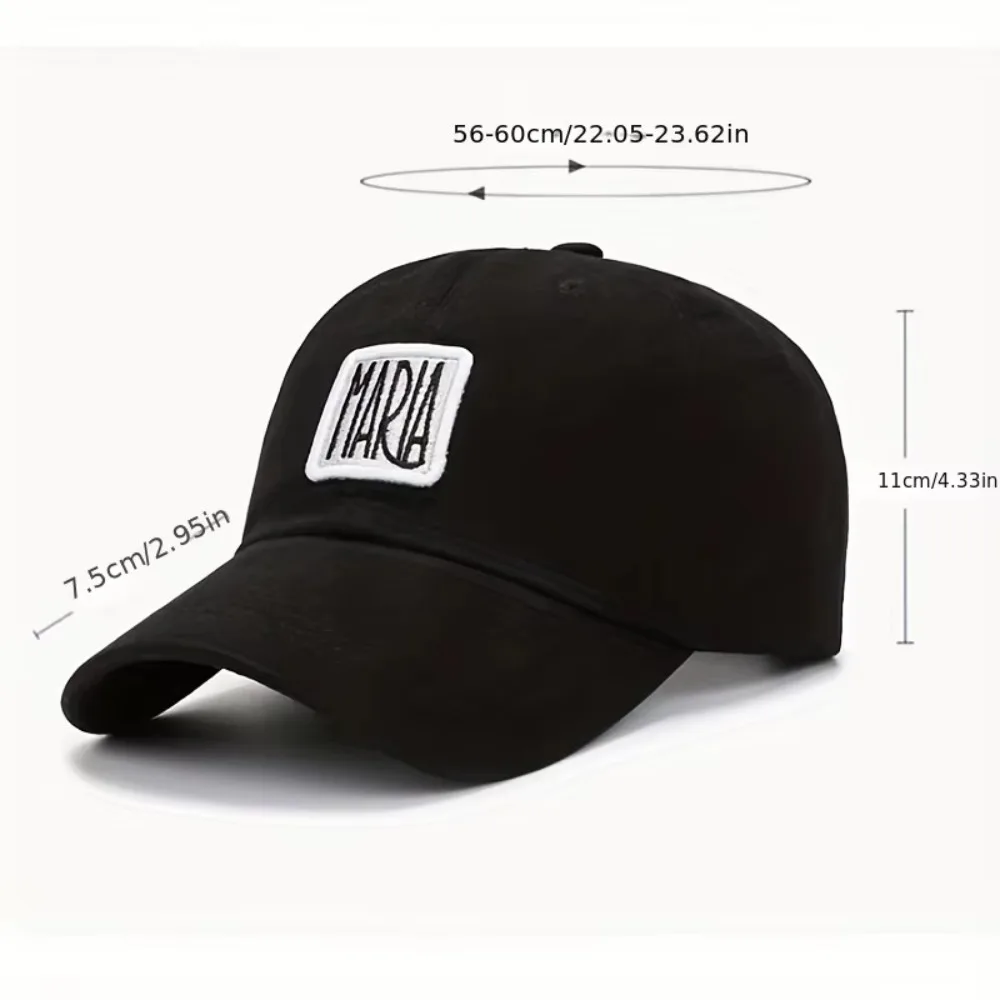 Nuevo Gorra de béisbol con letras bordadas, gorra de pesca Unisex ajustable, Gorras Anti-uv de Hip Hop, deportes al aire libre