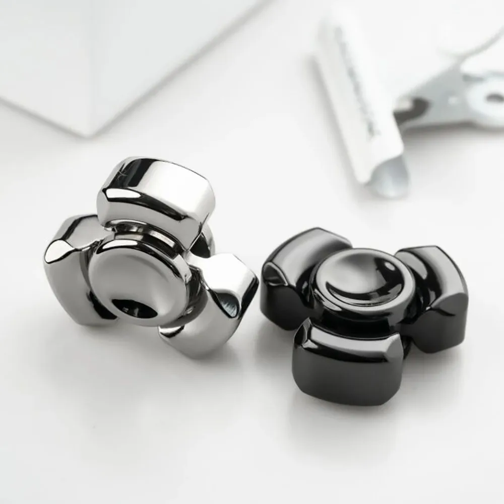 Universe EDC ZHENYUE Fidget Spinner Zircuti Gyro Fidget Toys For Adults Anxiety Relief Gadgets Three Leaf Spinner