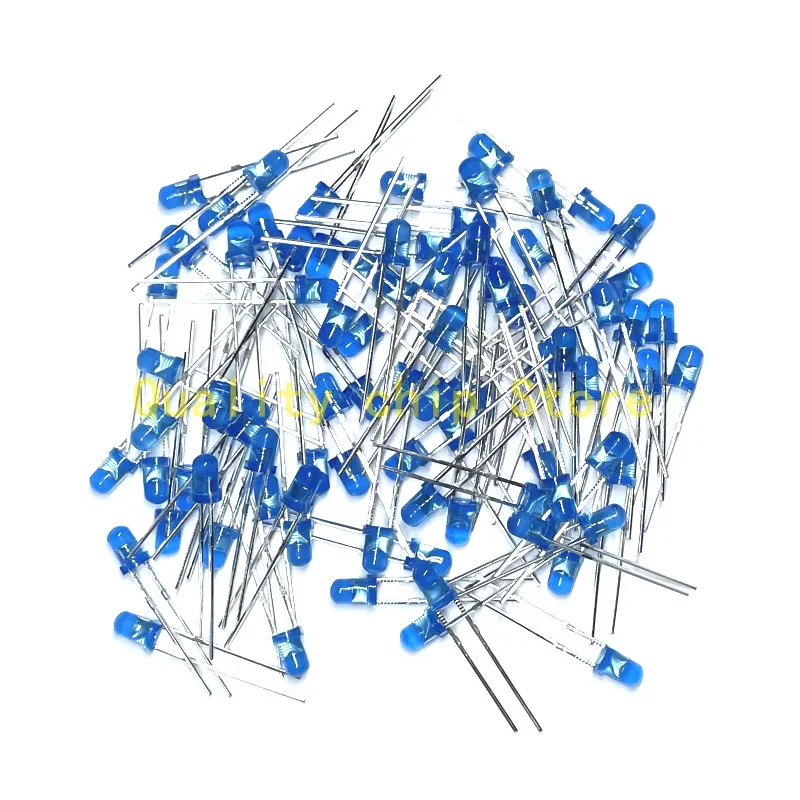 100pcs 3mm LED Diode 3 mm Assorted Kit White Green Red Blue Yellow Orange Pink Purple Warm white DIY Light Emitting Diodes