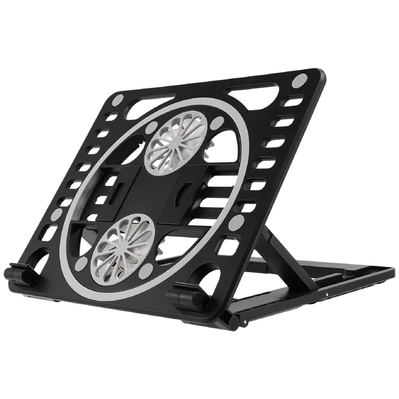 Laptop Cooling Stand,Ergonomic Laptop Computer Stand Light Weight Holder Mount With 2 Cooling Fan For  Air Pro