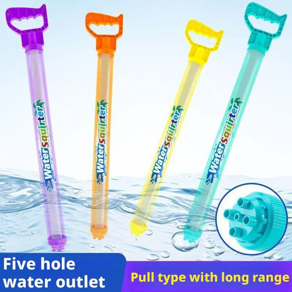 Pistolet à eau à la dérive, artefact à cinq trous, pulvérisation d'eau extractible, pistolet à haute pression, jouet épais, aspiration de guerre d'eau, Outd R1B9