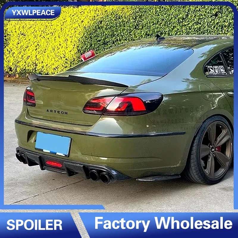 Спойлер на заднюю крышку багажника из углеродного волокна в стиле M4, Стайлинг автомобиля для Volkswagen Passat CC 2009 2010 2011 2012 2013 2014 2015 16 17 2018 Спойлер на заднюю крышку багажника из углеродного волокна в стиле M4, Стайлинг автомобиля для Volkswagen Passat CC 2009 2010 2011 2012 2013 2014 2015 16 17 2018