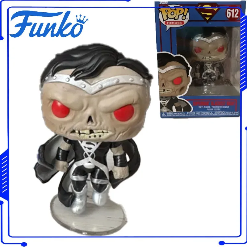 

Оригинальные фигурки Funko Pop! Герои: DC Comics: Щит сквозь века - Супермен (Самая тёмная ночь) # Подарочная модель игрушки 612
