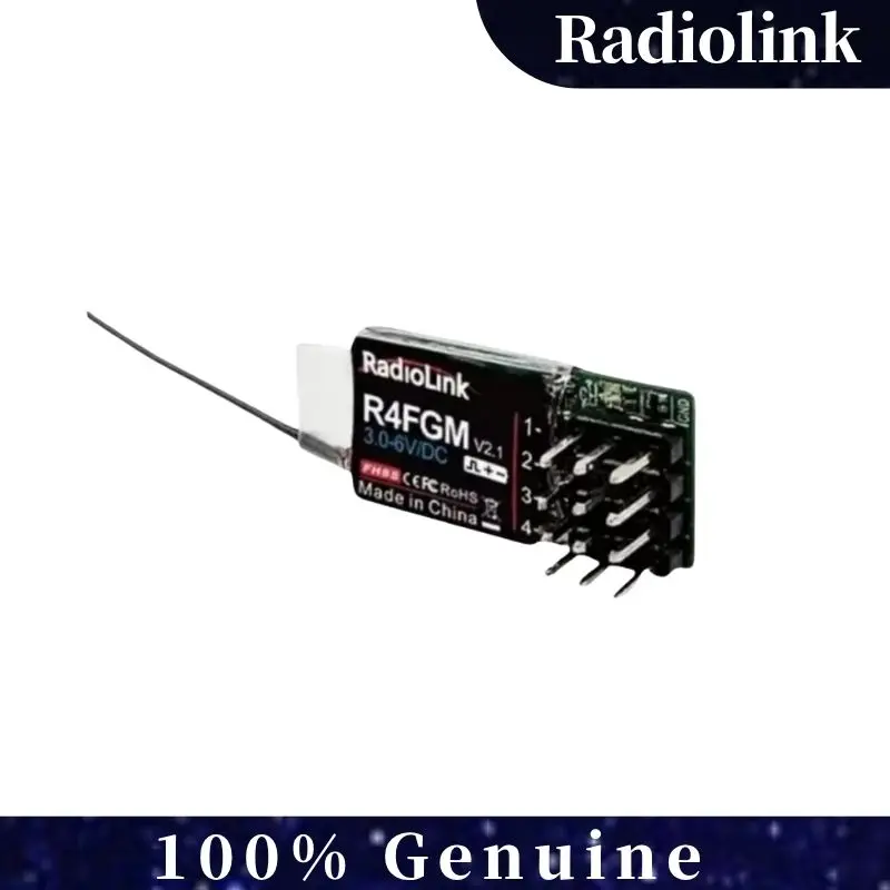 

Radiolink New R4FGM 4 Channel Mini Receiver with Gyro for 1:28 1:64 RC Pocket Drift Car Hotwheel Work RC4GS RC6GS T8S T8FB RC8X