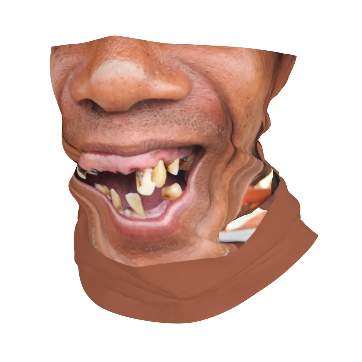 

Бандана на заказ с большой улыбкой, гетры для пеших прогулок, кемпинга, мужчин и женщин, шарф с зубами, Балаклава, теплая