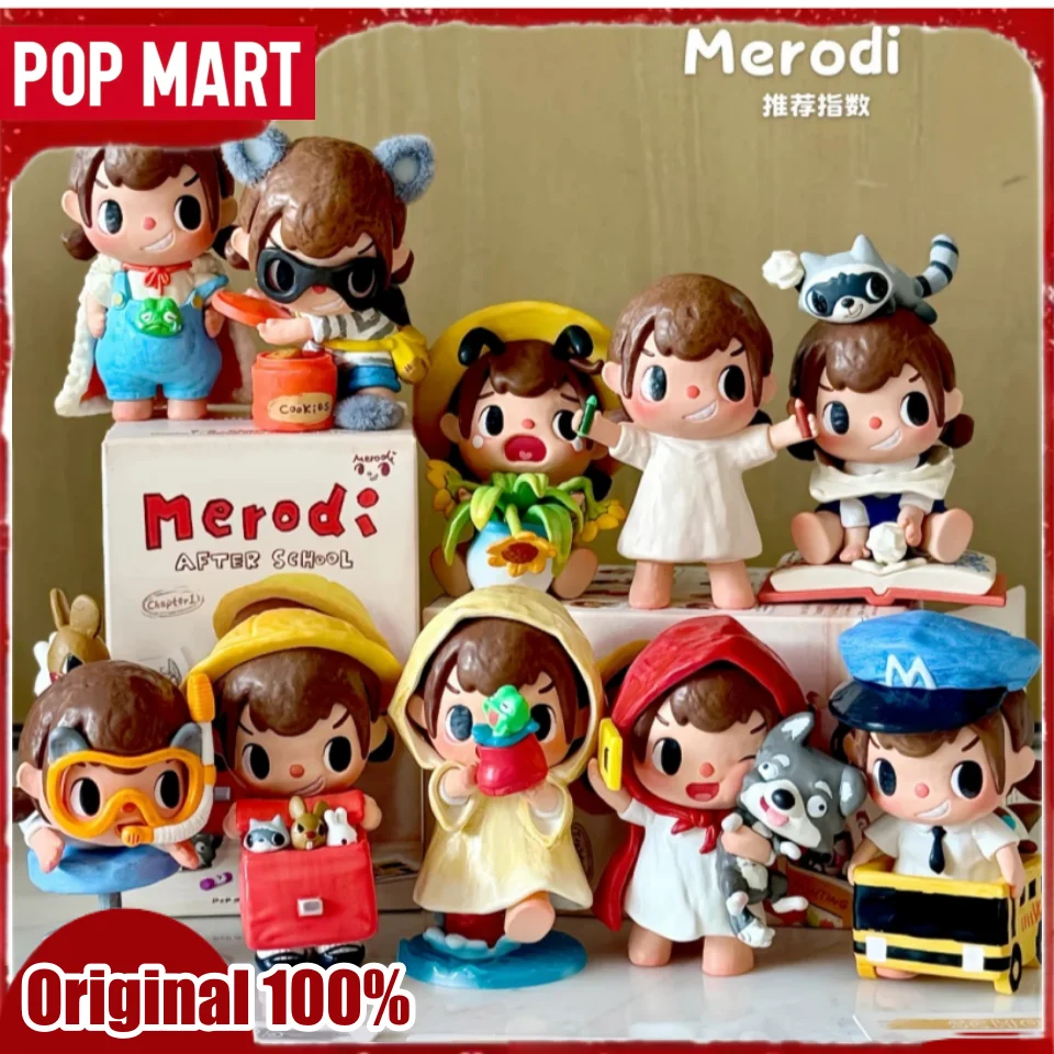 

POP MART Merodi After School Chapter 1 Series Blind Box Collectible Plush Figure Surprise Toy Gift For Kids Anime Lovers