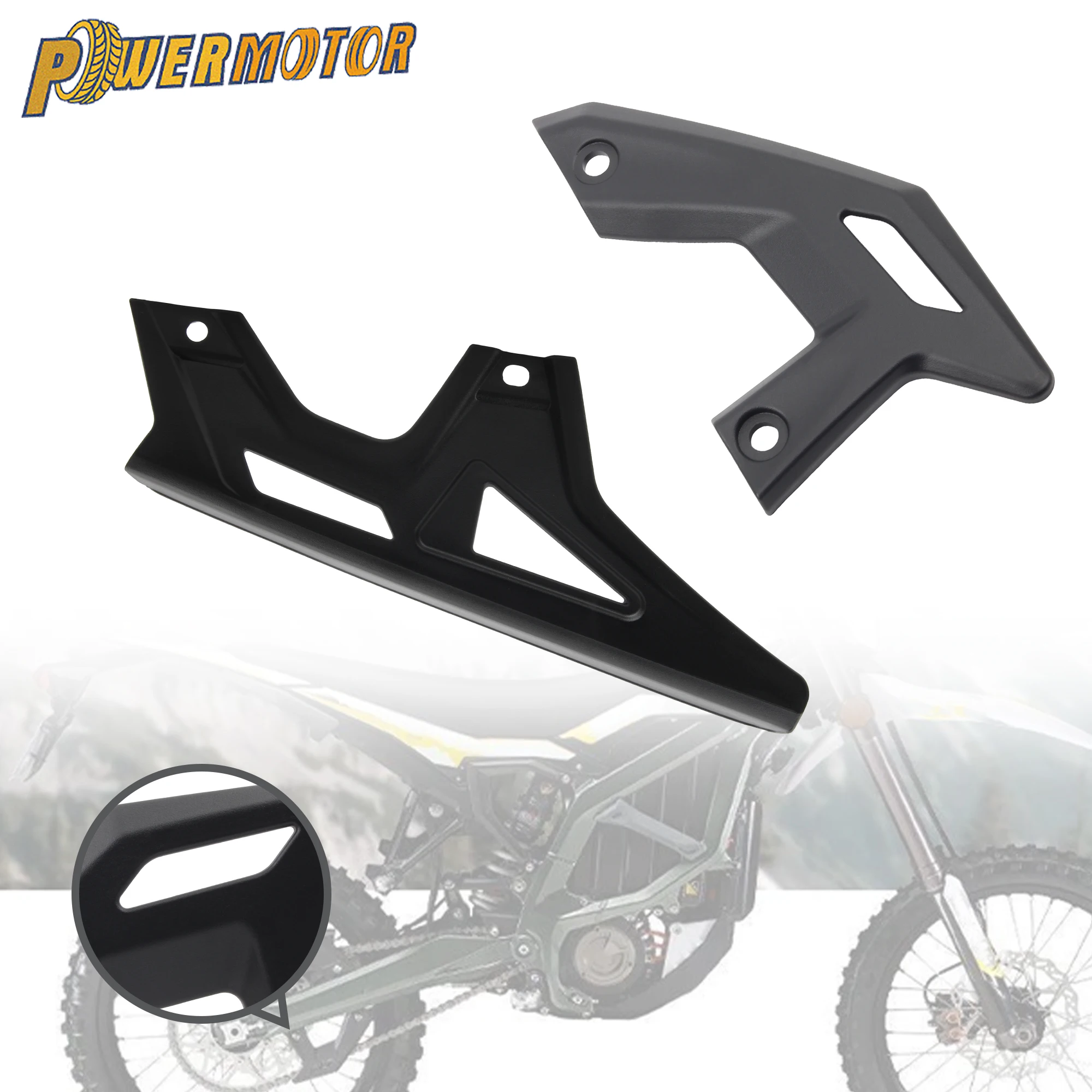 

Enduro Electric Motorcycle Sprocket Chain Cover Guard Upper Lower For Surron Ultra Bee DirtBike Chain Protection Accessories