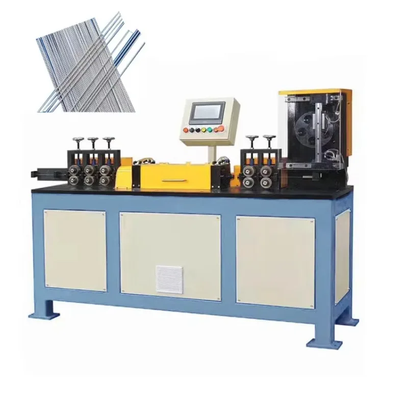 Rebar Straightening and Cutting Machine Industrial Steel Bar Processing Equipment For Construction Bar Straighten Cut