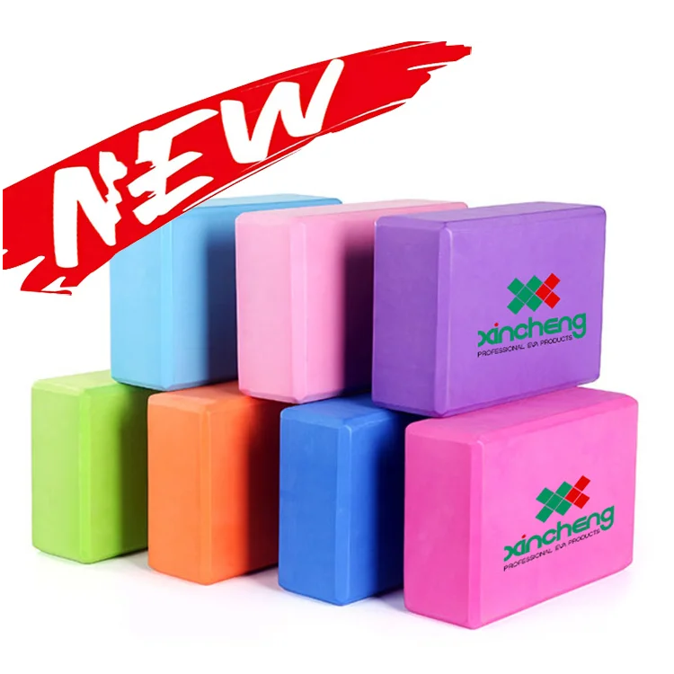 Wholesale Professional High Density Premium EVA Foam Blocks Lightweight Yoga Articles Eco Friendly Yoga Bricks With Your Logo