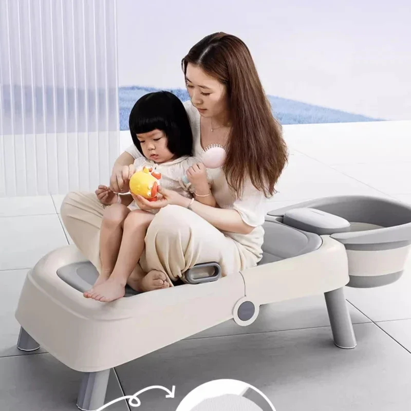 Plastic Shampoo Chair Beauty Economic Spa Headspa Bed Professional Makeup Shampoo Hair Washbasin Bowl Cadeira Salon Furniture