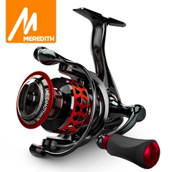 MEREDITH SF Series 10+1 Stainless Steel Bearings Spinning Fishing Reel 8KG Max Washer Drag For Sea Fishing Carp Fishing