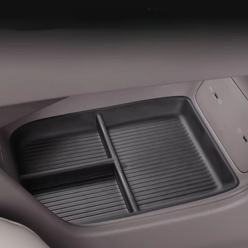 Under Center Console Storage Box Organizer Interior Refit Decor Premium Auto Accessories for ZEEKR 7X - view 3