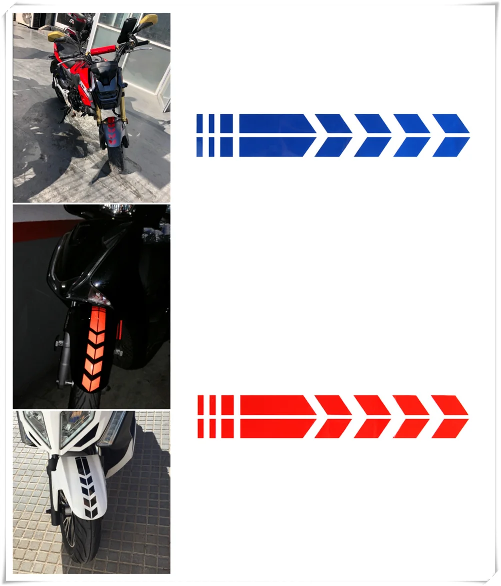 Motorcycle car modeling wheel fender fuel tank reflective stickers for Kawasaki NINJA 650R ER6F ER6N VERSYS W800 SE Z750S