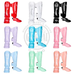 Youth/Adult Muay Thai Kick Boxing MMA Grappling Instep Shin Guard Pads Karate Foot Shank Leg Protectors Ankle Support