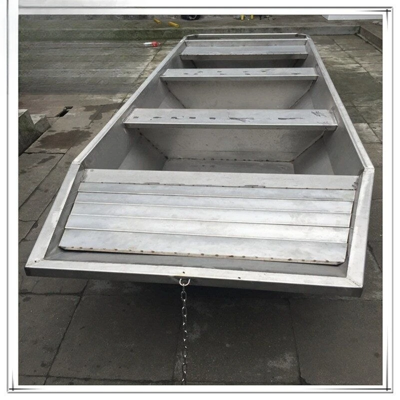 

Stainless steel boat Luya 6m fishing pontoon net boat car raft