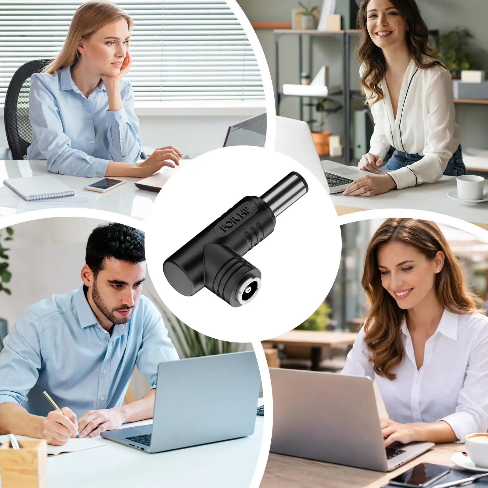 DC Converter Adapters 240W Right Angle Charger Connection 240W DC Converter Adapter For Women Men Adults Home Office Meeting