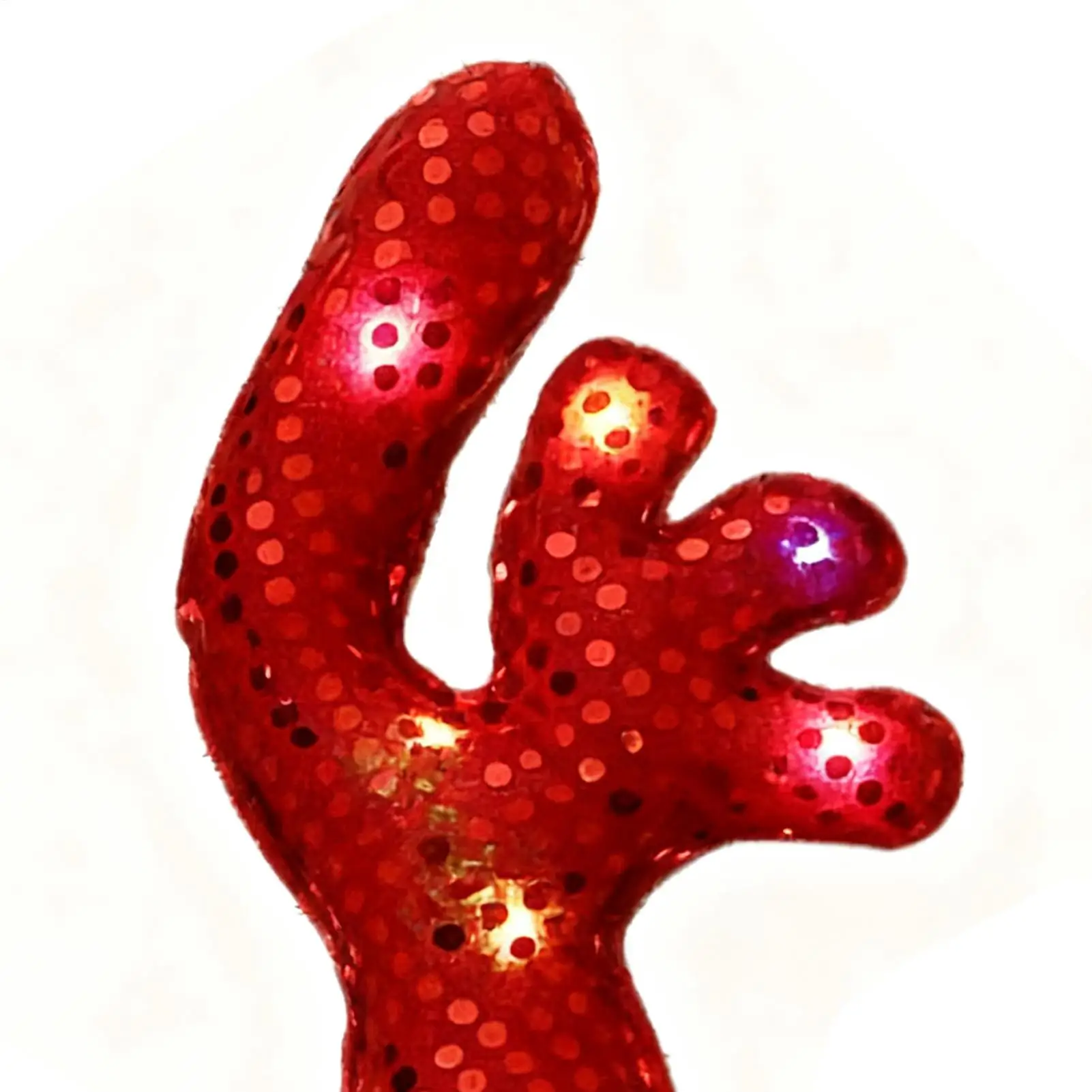 

Christmas Car Decor With LED Light Cute Vehicle Exterior Deer Costume Accessories For Winter Holiday New Year Family Friends