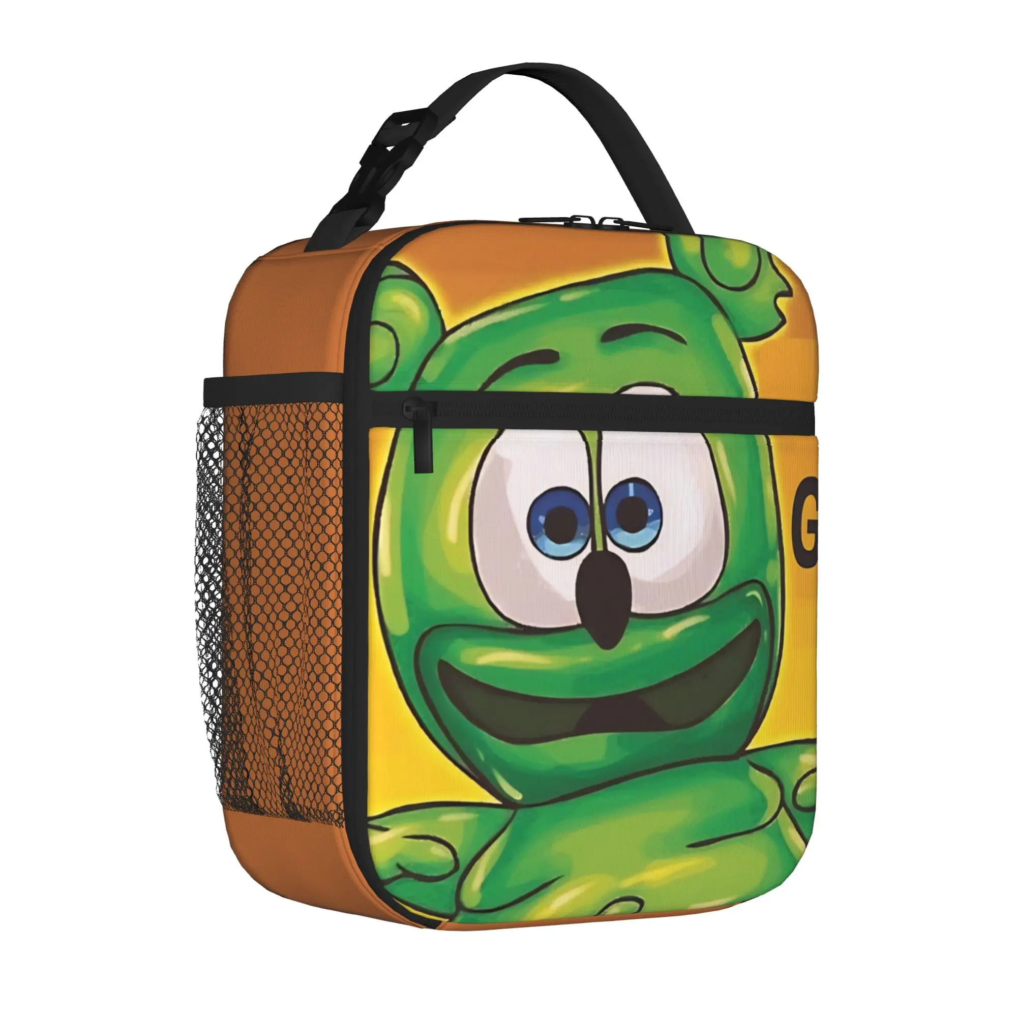 1 Piece For Students Food Container Bright Candy Portable Pocket Gummy Bear Zipper Closure Aluminum Foil Food Pouch For Travel