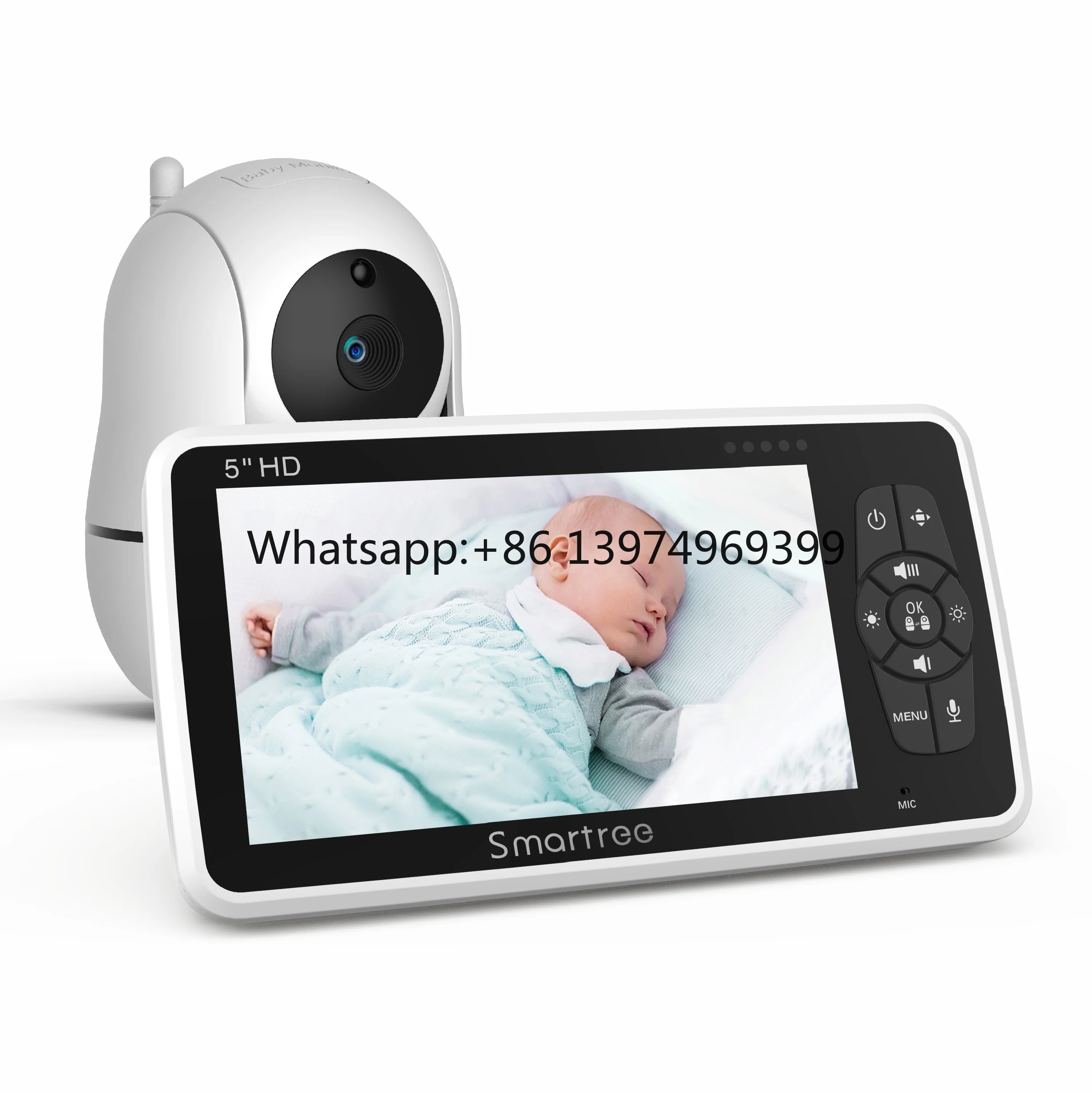 Audiovision Music Player - Smartree 5'' 720P HD Видеоняня ECO