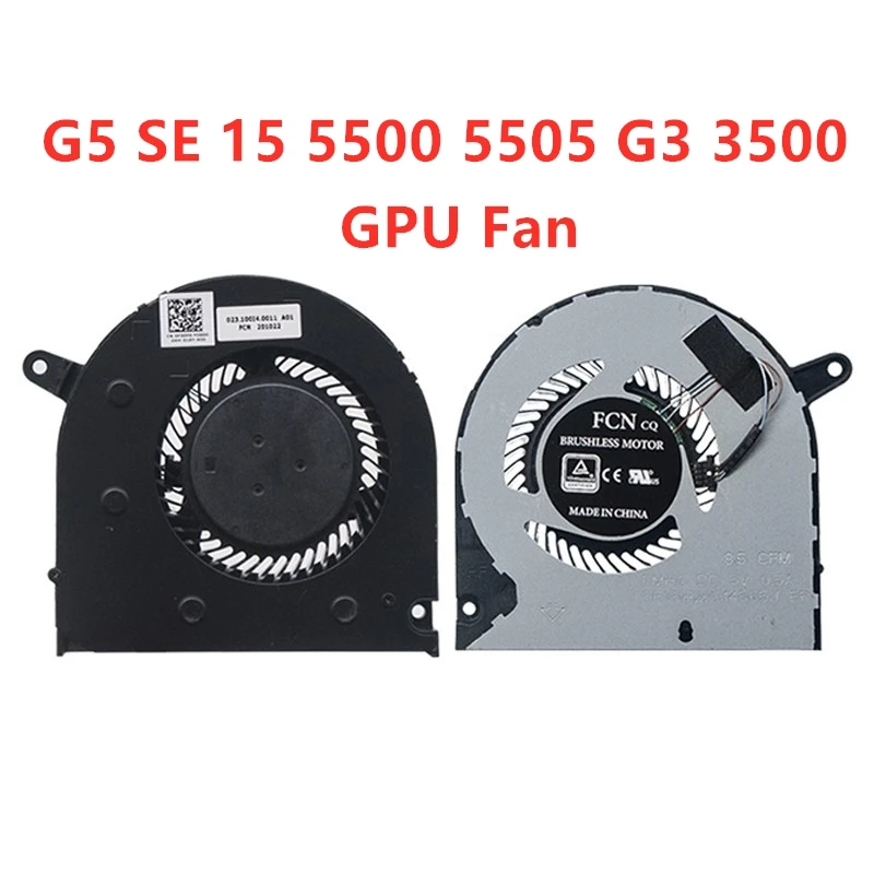 

New Laptop For Dell G5 SE 15 5500 5505 G3 3500 GPU Radiator Cooling Fan 10PCS