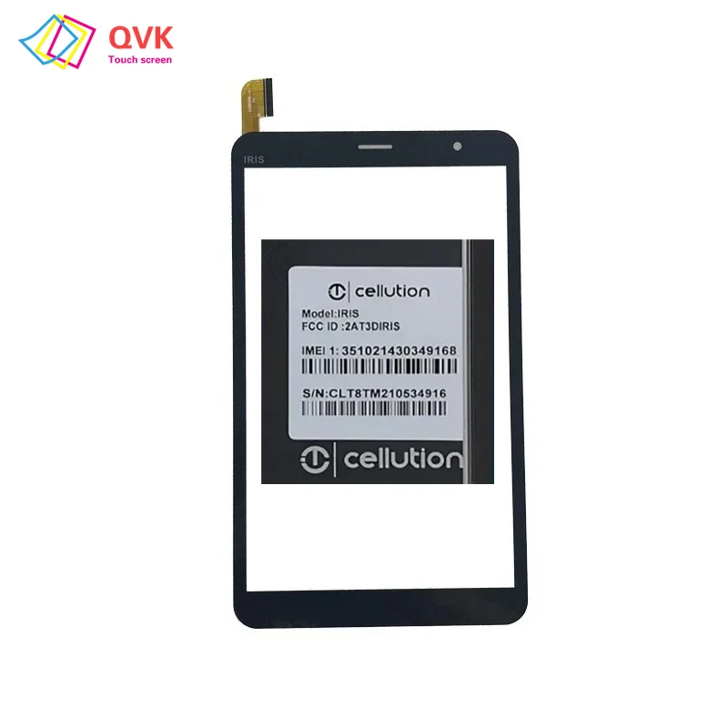 

Black 8Inch For Cellution IRIS 2AT3DIRIS ZT808 Tablet PC Capacitive Touch Screen Digitizer Sensor External Glass Panel