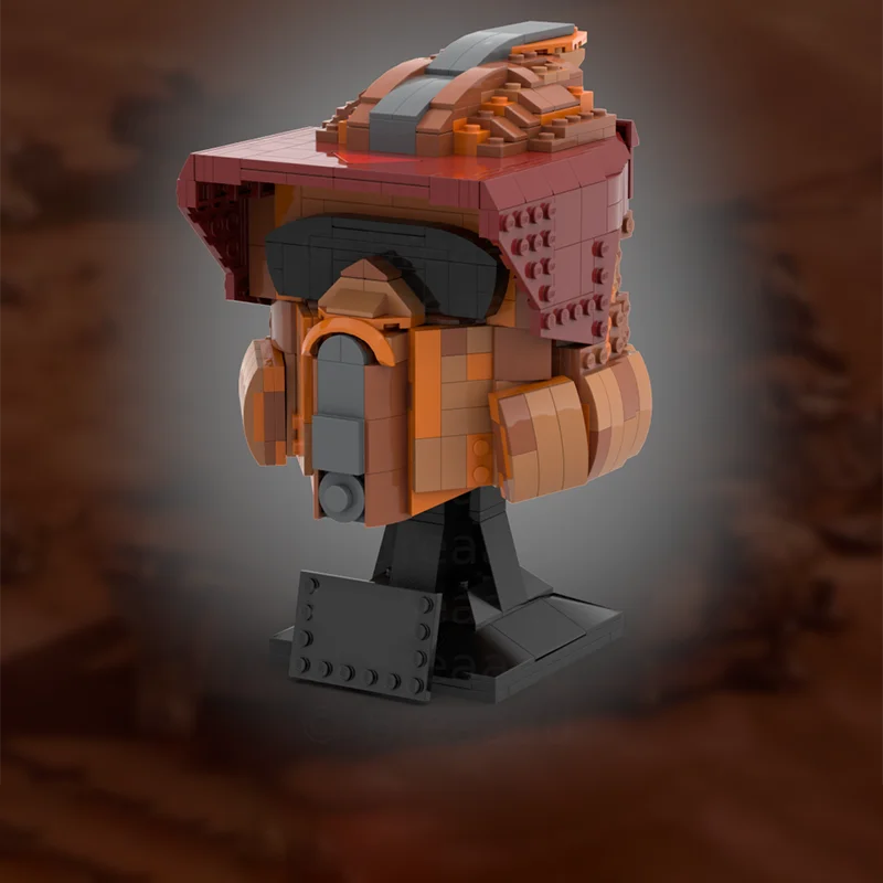 683 ชิ้น Star Batter MOC Boil Helmet Collection มีสไตล์ DIY ชุดบล็อกตัวต่อของขวัญวันเกิดของเล่น