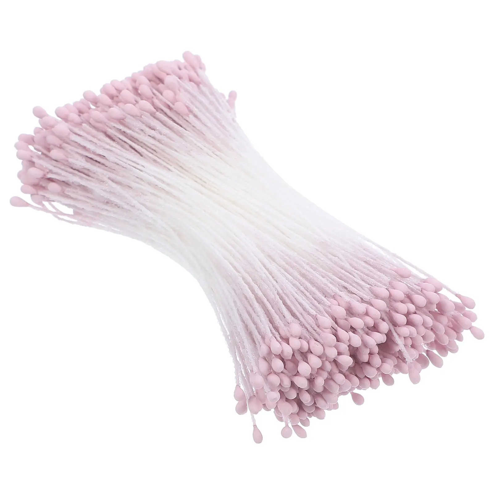 1 حقيبة مساليف زهرة اصطناعية رؤوس مزدوجة ماتي الزهور الصناعية السداة لصنع الزهور DIY بها بنفسك حفلة الحرف الزهرية