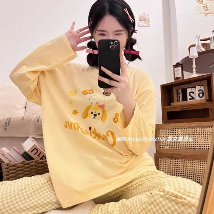 Pjs مجموعة النساء بيجامة مجموعة المرأة بيجامة شتوية دافئة ملابس المنزل العصرية منامة لطيف وناعم بيجامة مجموعة لطيف ملابس المنزل