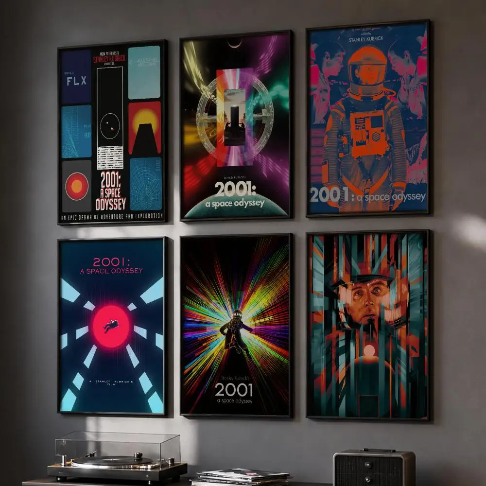 2001 A Space O-Odyssey Poster HD Home Wall Stickers House Hallway Living Room Bedroom Bar Office Decor Art Prints