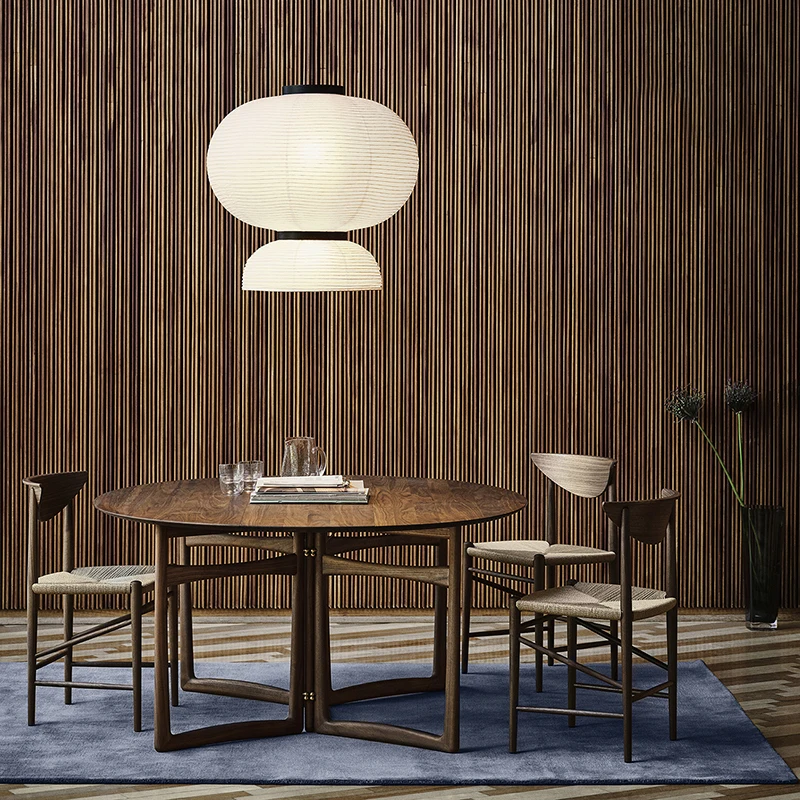 Danish Design White Rice Paper Pendant Light E27 LED Hanging Lighting Fixtures for Living Room Bedroom Decor Kitchen Balcony Bar