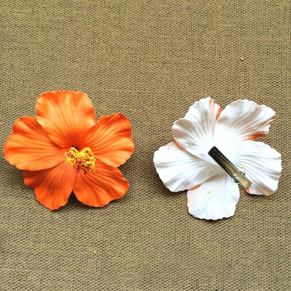 Headwear Hawaiian Flower Hair Clips Hair Accessories Side Bangs Clip BB Hair Clips Suitable Vacation Beach Parties Romantic