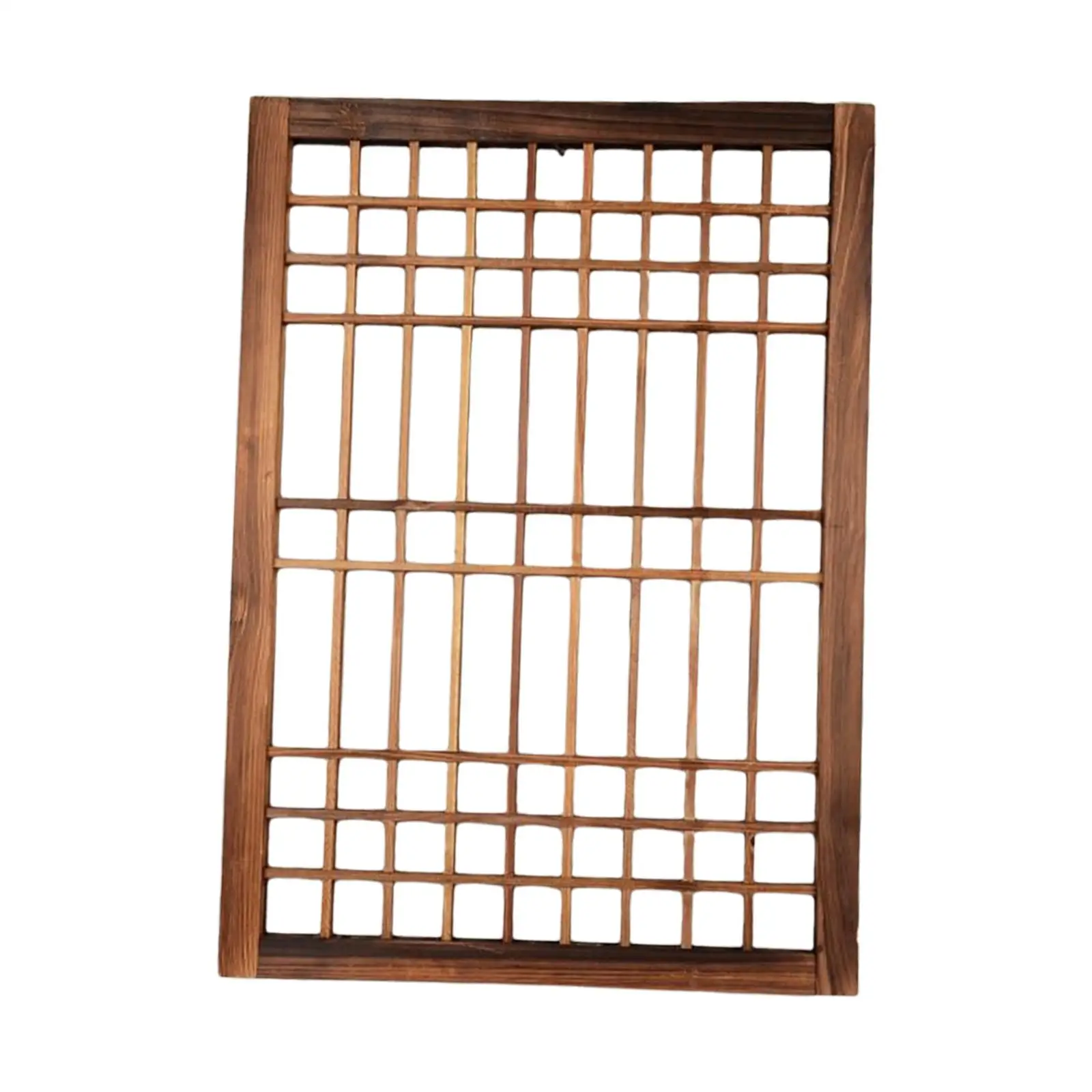 Wood Window Trellis Window Pane Wall Decor for Entryways, Living Room