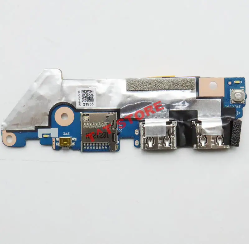 

Original For Lenovo Slim 5 16ABR8 Laptop Power Botton Switch USB SD carder reader IO Board LS-M656P 5C50S25535