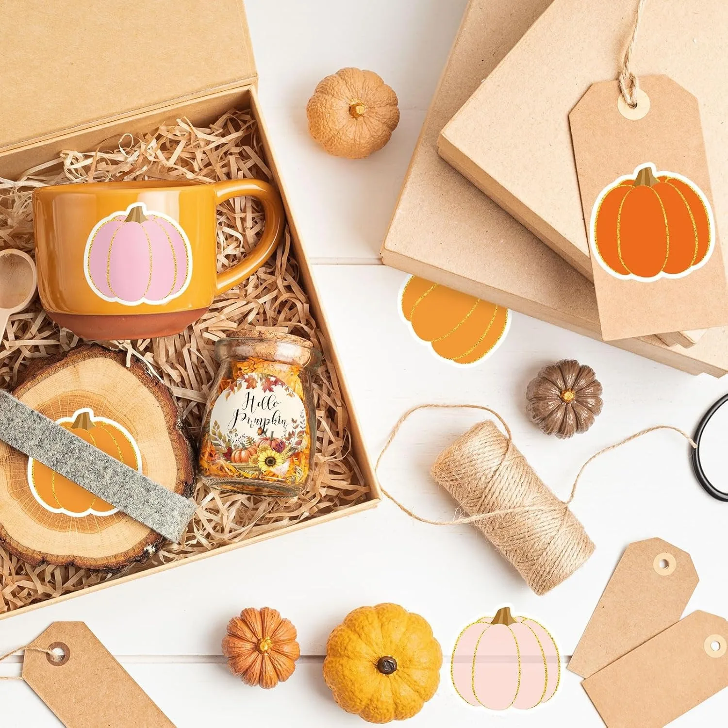 100-500pcs Halloween Stickers Pumpkin Handmade Labels Halloween Gift Decor Stickers Stationery stickers