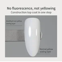 20g diamant couche de finition pour Gel vernis à ongles renforcer longue durée UV tremper Gel vernis haute lumière Nail Art construire Gel 5