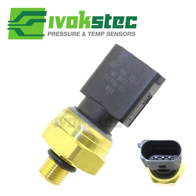 Low Fuel Pressure Regulator Thrust Sensor Transducer For Volkswagen VW Audi 06E906051K 06E906051J 06E906051E 06E 906 051K